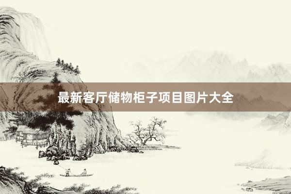 最新客厅储物柜子项目图片大全